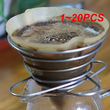 1 ~ 20ШТ Складной Держатель фильтра для кофе на открытом воздухе Многоразовые Фильтры для кофе, Капельницы, Корзины для кофе, посуда для кемпинга и пикника