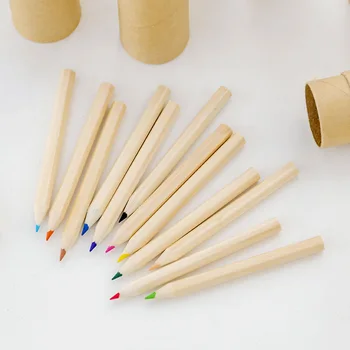 12 цветов, Нетоксичный Цветной деревянный набор карандашей для рисования для детей, Милые канцелярские принадлежности, Инструменты для рисования, школьные принадлежности для студентов