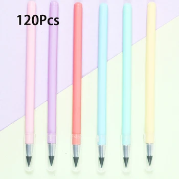 120шт Вечный карандаш Бескрашеный карандаш Forever Карандаши для школьного офиса для написания эскизов и рисования