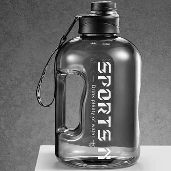 2,7 л Точная калибровочная бутылка для воды для пеших прогулок, фитнеса, кемпинга, мужчин, женщин, большая герметичная бутылка для тренировок в тренажерном зале на открытом воздухе