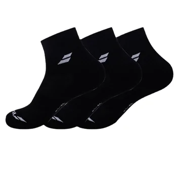 3 пары черных теннисных туфель babolat, летние носки, кроссовки, носки для мужчин и женщин, баскетбол, Ходьба, бадминтон