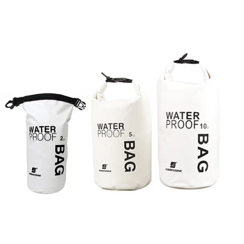 3 шт. водонепроницаемые сумки для плавания 2Л, 5Л, 10Л, сухой мешок для каякинга на открытом воздухе, рафтинга