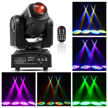 50 Вт Gobo Black Shell Сценический светильник с дистанционным управлением LED DMX для дискотеки, свадьбы, вечеринки, танцев, ди-джея
