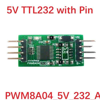 DC 5V TTL232 Регулируемый генератор прямоугольных импульсов PWM Modbus RTU 3Ch с частотой рабочего цикла 1 Гц-20 кГц