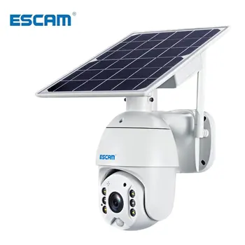 ESCAM QF480 4G Солнечные IP PTZ камеры Starlight full color IR vision P2P 4G sim-карта IR Vision camera Облачное хранилище camera
