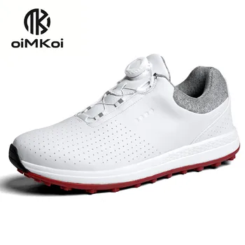 OIMKOI/ Новая мужская обувь для гольфа, повседневная дышащая водонепроницаемая нескользящая обувь для тренировок на открытом воздухе для гольфа