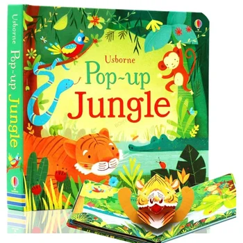 Usborne Pop Up 3D Flap Picture Английские книги для детей Сказки Книга для чтения на английском языке Обучающие игрушки Монтессори Детский подарок