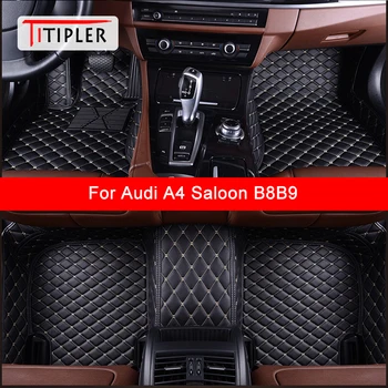 Автомобильные коврики TITIPLER на заказ для Audi A4 Седан B8 B9 Автоаксессуары Коврик для ног