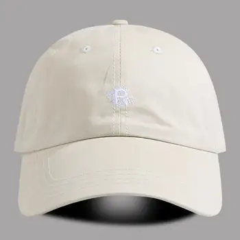 Бейсбольная кепка Стильные летние шляпы для женщин с вышитыми полями, регулируемая посадка, дизайн в стиле уличной одежды для пляжа или пар
