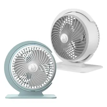 Вентилятор для циркуляции воздуха Тихий персональный вентилятор для спальни Небольшой охлаждающий настольный вентилятор Сильный ветер USB Mini Air Convection для кемпинга в общежитии