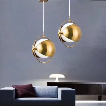 европейская железная скандинавская люстра, потолочный подвесной светильник e27, декоративные элементы для дома, роскошная дизайнерская винтажная лампа