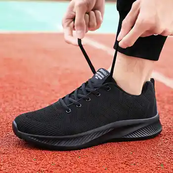 Кроссовки Man 2023 Giay, спортивная обувь для мужчин, эластичные шнурки, кроссовки для мужчин, Утолщенный Спортивный Теннис Для мужчин, Номер 46, Теннис