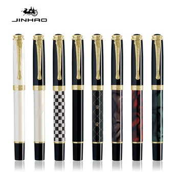 Металлический Мраморный Бочонок серии Jinhao 500 весом 18 кг, Перьевая ручка со средним Пером 0,5 мм, Профессиональные Канцелярские принадлежности для письма