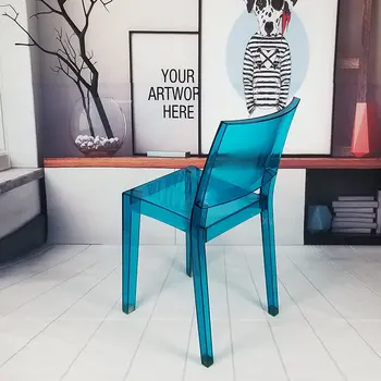 Минималистичный Современный дизайн, Штабелируемый Пластиковый Обеденный стул, обеденный стул из полипропилена, Современная мебель, Кресло для отдыха, Лофт-кафе, стул D