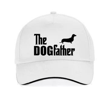 Модная Бейсбольная кепка THE DOGFATHER Dachshund Sausage Dog С Забавным принтом Юмора, Брендовая Мужская и женская регулируемая бейсболка snapback hat