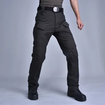 Мужские Летние Быстросохнущие Тонкие Походные спортивные брюки Army Fan для боевой подготовки на открытом воздухе, тактические брюки 6XL Плюс Размер, брюки-карго, брюки