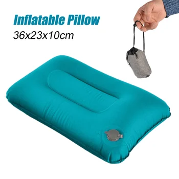 Надувная подушка Для кемпинга, Воздушная подушка для защиты шейки матки, Сверхлегкая Походная подушка для сна, Сжимаемая подушка для путешествий на открытом воздухе