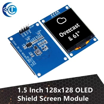 НОВЫЙ 1,5-дюймовый модуль OLED-экрана 128x128 для Raspberry Pi Для STM32 для Arduino