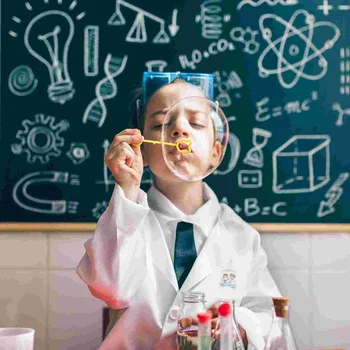 Одежда для мальчиков, детский лабораторный халат, декоративный костюм ученого из полиэфирного волокна, косплей ребенка