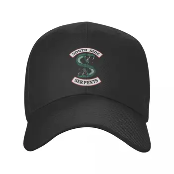 Персонализированная бейсбольная кепка Riverdale South Side Serpent Snake Для женщин и мужчин, Дышащая шляпа для папы, Летние спортивные шапки, бейсболки Snapback