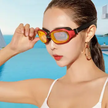 Плавательные очки с защитой от ультрафиолета, противотуманные водонепроницаемые мужские женские очки для плавания в бассейне, подводные очки, оборудованиеочки для плавания 고글 수경