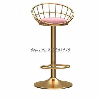 Подъемник для барных кресел вращающийся барный стул beauty light роскошный скандинавский современный простой табурет для кассира с высокими ножками