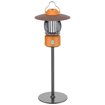 Ретро подвесной светильник, Портативная походная лампа, фонарик, Многофункциональное перезаряжаемое освещение