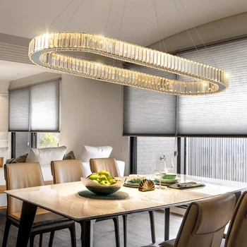 скандинавские светодиодные хрустальные лампы из пузырькового стекла, потолочная люстра e27, подвесной светильник, кухонный светильник, люстра для столовой