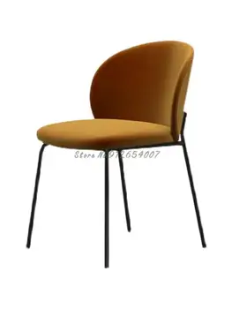 Скандинавский Легкий Роскошный стул, современный минималистичный обеденный стул, домашний стул со спинкой, Дизайнерский стул, креативный стул для конференц-зала