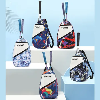 Теннисная сумка YWYAT Сумка для бадминтона на 2 ракетки Молодежные дорожные спортивные сумки через плечо Мужские Женские Детские рюкзаки для теннисных ракеток