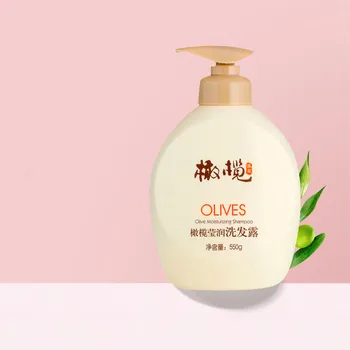 Увлажняющий шампунь Yumeijing Olive для глубокой очистки и разглаживания волос Шампунь в большой бутылке 550 г
