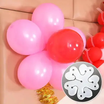 Украшение арки из воздушных шаров Зажимы для цепочек Пряжки Свадьба День рождения Украшение фона арки из воздушных шаров Аксессуары для воздушных шаров