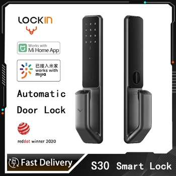 Умный дверной замок Lockin S30 Pro Пароль по отпечатку пальца Разблокировка телефона NFC Автоматическая работа с Xiaomi Mi Home Smart Home Linkage