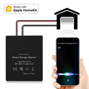Умный открыватель гаражных ворот Homekit, умный переключатель Wi-Fi, прерыватель голосового управления Siri, работа с Apple Home Kit, дистанционное управление хронометражем