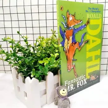 Фантастический мистер Фокс, детские английские художественные книги, забавные иллюстрированные литературные книги