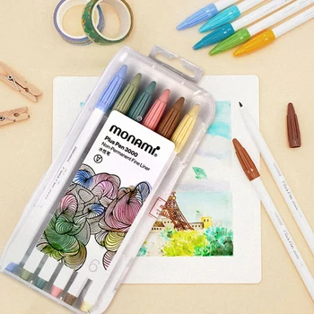 Цветные маркерные кисти - яркие цвета для декоративно-прикладного искусства, художественные маркеры на водной основе для детей, набор фломастеров для раскрашивания