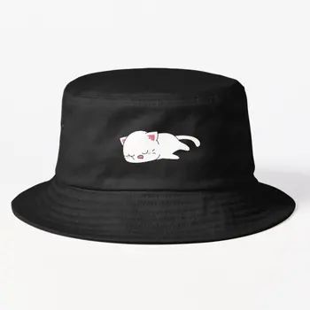Шляпа-ведро Sleepy Cat, Модная шляпа-ведро для мальчиков от солнца, повседневные Дешевые кепки, Черная Рыба, Мужские Рыбаки, Спорт, Хип-Хоп, Весна